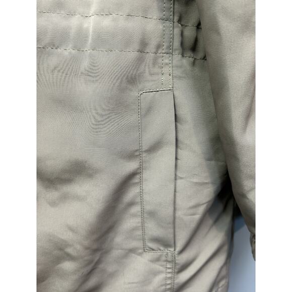 Mackintosh New England Hooded jacket Womens Small Tan Neutral Snap/Zip Mature - Picture 7 of 12